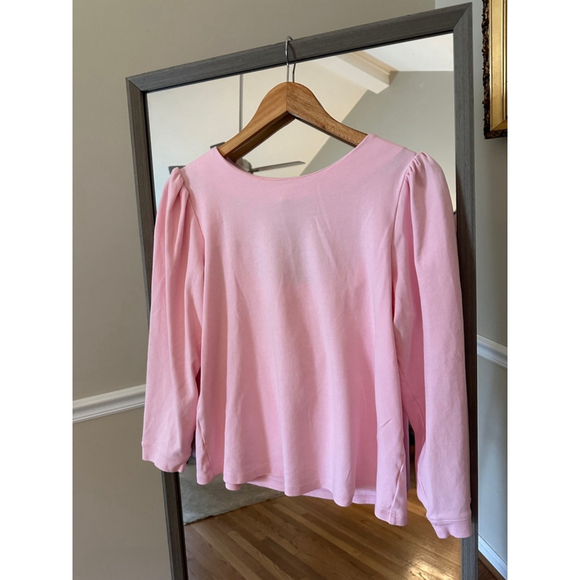 Women's Crown & Ivy Pink Long Sleeve Top Size M - Picture 3 of 6